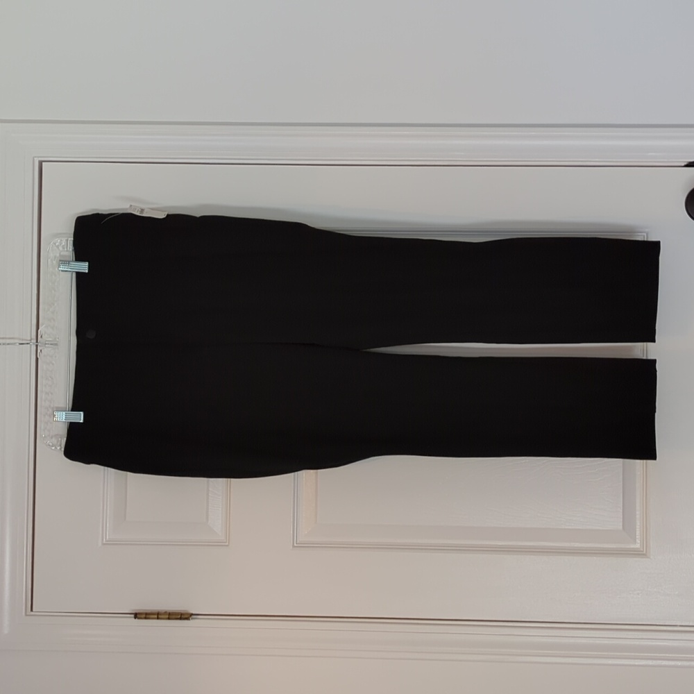 GAP Black Ponte Stretch Straight Leg Pants